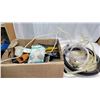 Image 1 : Box of Assorted Bits and Bobs with Tubing/Hoses