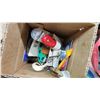 Image 5 : Box of Assorted Things; Fishing, Containers, Golf Tees, etc.