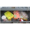 Image 2 : tackle box with assorted fishing tackle