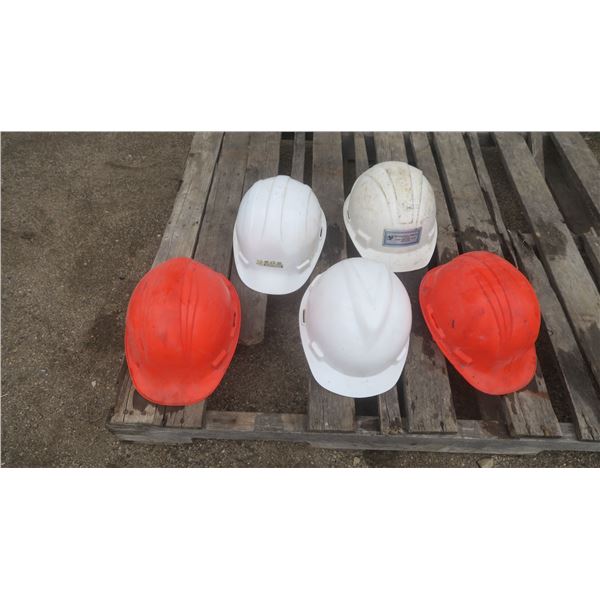 5 hard hats