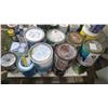 Image 3 : large lot of partial cans of paint and stain