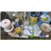 Image 5 : large lot of partial cans of paint and stain