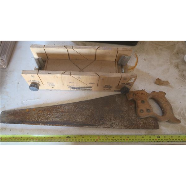 handsaw and saw guide