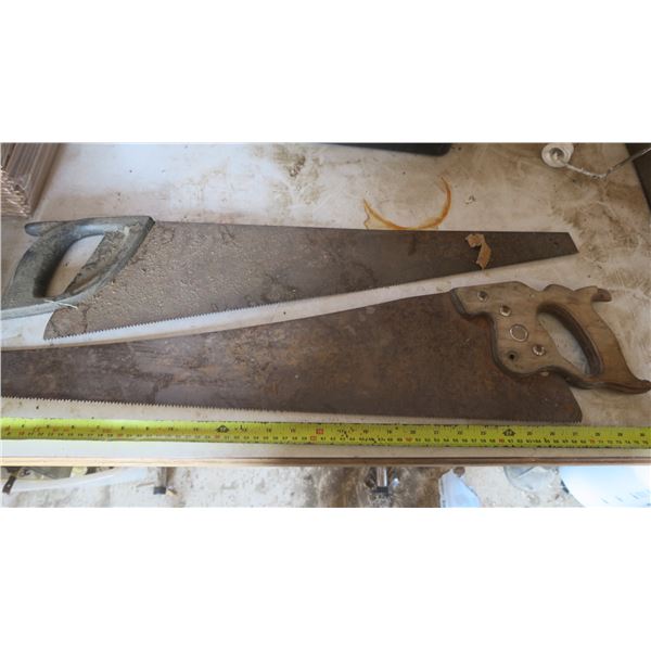 2 handsaws