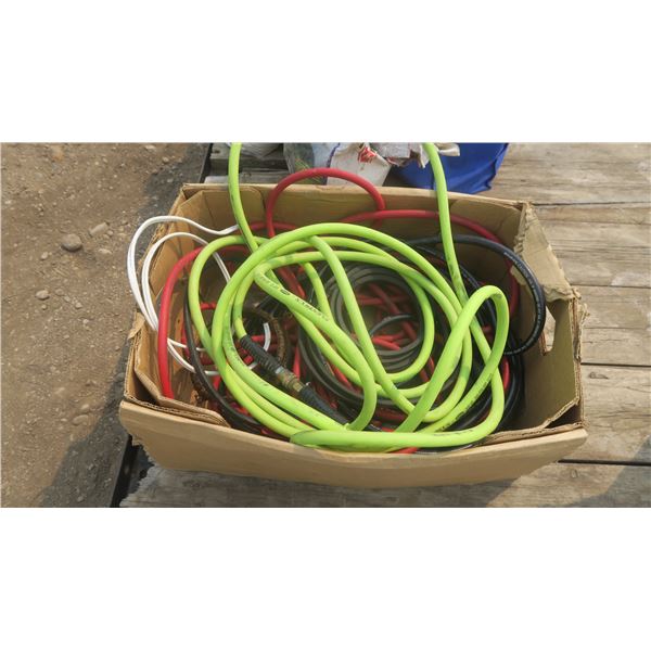 lot of air compressor hoses