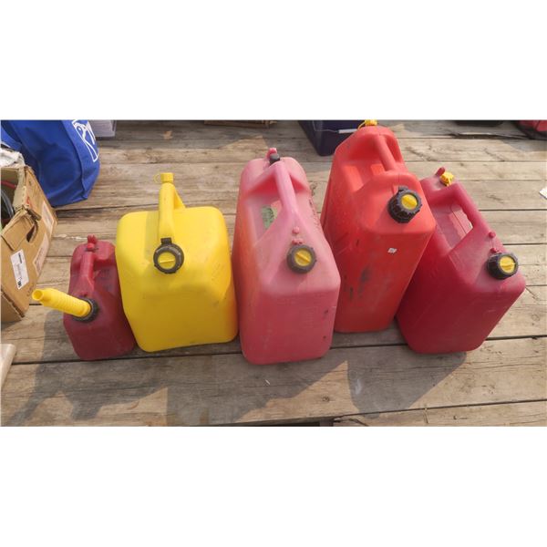 5 jerry cans