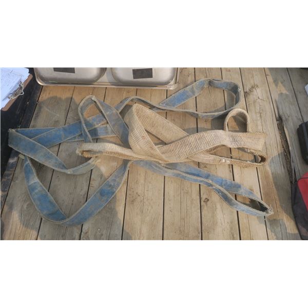 2 heavy duty tow straps