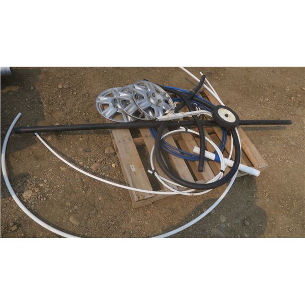 pallet of assorted tubing