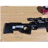 Image 2 : C-Tax 6mm BB Airsoft rifle with scope + Crossman container of plastic bb's