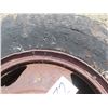 Image 2 : 2 Tractor tires with rims 7.5-2 Rayon Goodyear & 7.00-20 Goodyear
