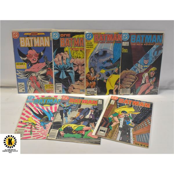 DC BATMAN #401-424 COMIC LOT