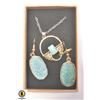 Image 1 : NEW PENDANT NECKLACE EARRING SET WITH