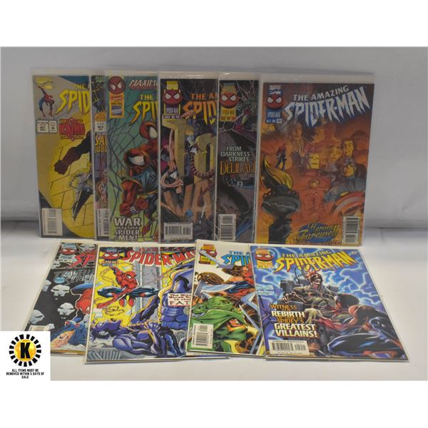 MARVEL AMAZING SPIDERMAN #401-422 COMIC LOT