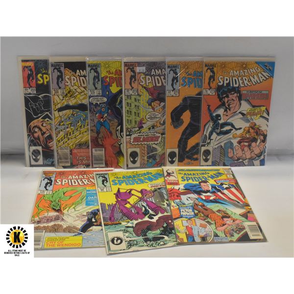 MARVEL AMAZING SPIDERMAN #255-292 COMIC LOT