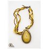 Image 2 : 17" MULTI-STRAND BRAIDED BOUTIQUE NECKLACE
