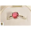 Image 1 : RADIANT CUT PINK COLORED STONE SIZE 6.5ÿ