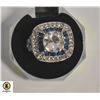 Image 1 : 4 CT CZ WITH BLUE COLORED CZS SIZE 8.5ÿÿ