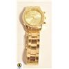 Image 1 : BRAND NEW MENS GENEVA GOLD TONE