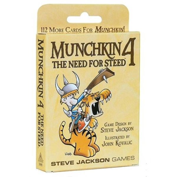 NEW MUNCHKIN 4 THE NEED FOR STEED GAME