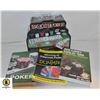 Image 1 : TEXAS POKER HOLDEM SET 4 DECK CARDS 3 POKER
