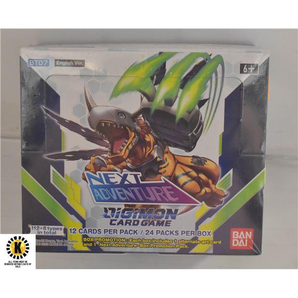 SEALED DIGIMON NEXT ADVENTURE BOOSTER BOX