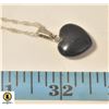 Image 1 : NATURAL BLACK OBSIDIAN HEART POINT WITH