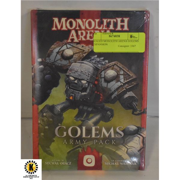 SEALED MONOLITH ARENA GOLEMS EXPANSION