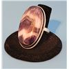 Image 1 : NATURAL OVAL AMETHYST SIZE 8.5 RING,