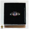 Image 1 : MYSTIC TOPAZ GEM STERLING SILVER RING, SIZE 7