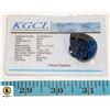 Image 1 : 60CT GENUINE NATURAL BLUE SAPPHIRE GEMSTONE, COA