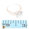 Image 1 : .925 STAMPED CZ RING, SIZE 7, NEW