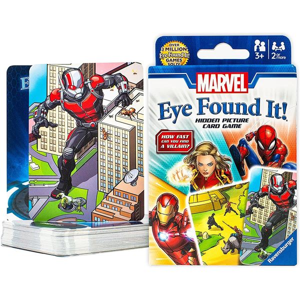 NEW MARVEL EYE FOUND IT HIDDEN PICTURE CARD GAME