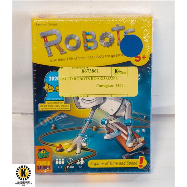 SEALED ROBOTS BOARD GAME