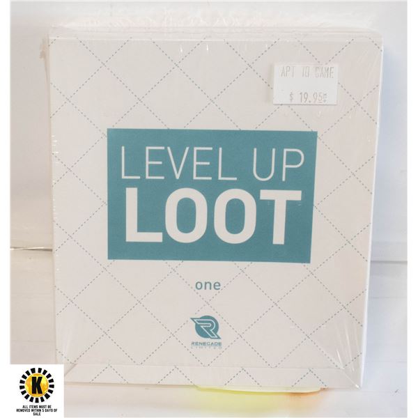 SEALED LEVEL UP LOOT BOX: ONE