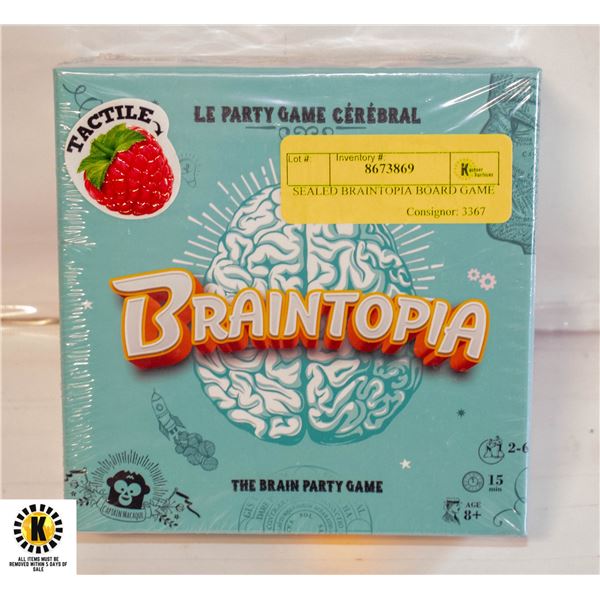 SEALED BRAINTOPIA BOARD GAME