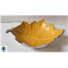 Image 1 : DESIGNER 13" GRAPE LEAF BOWL- ARTIST JULIA KNIGHT