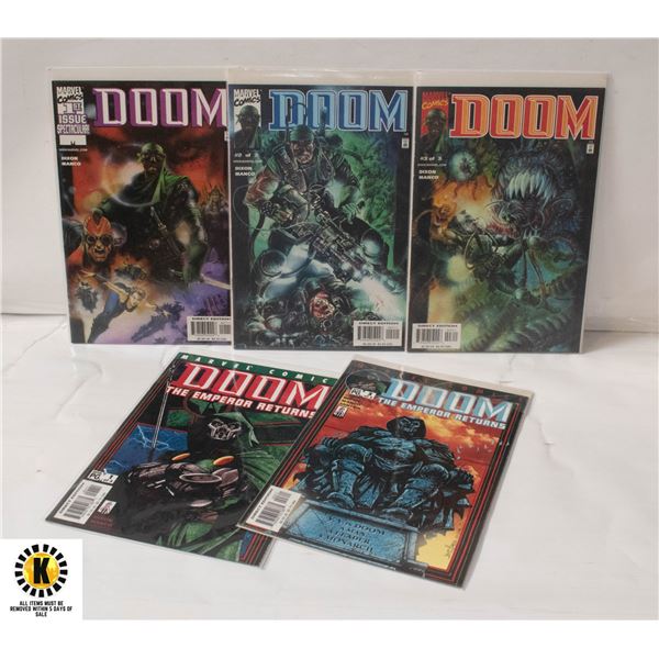 MARVEL DOOM #1-3 (2000), EMPEROR RETURNS COMIC LOT