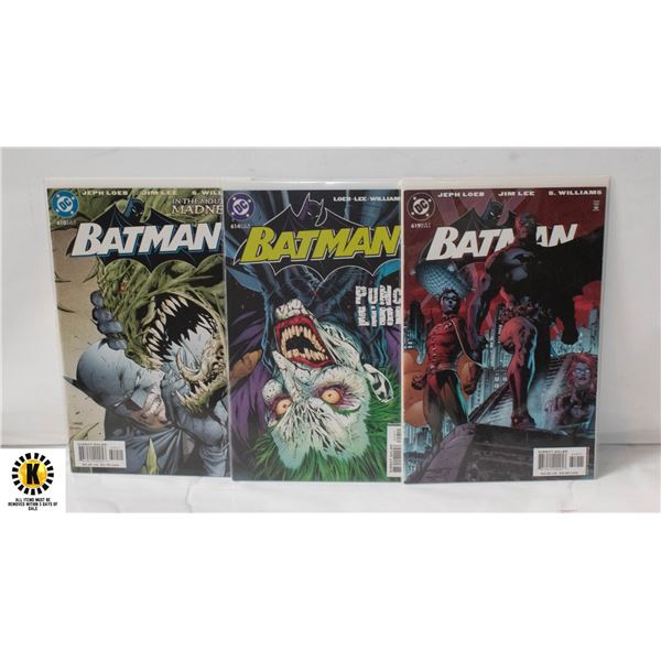 DC BATMAN #610-619, JIM LEE HUSH STORY