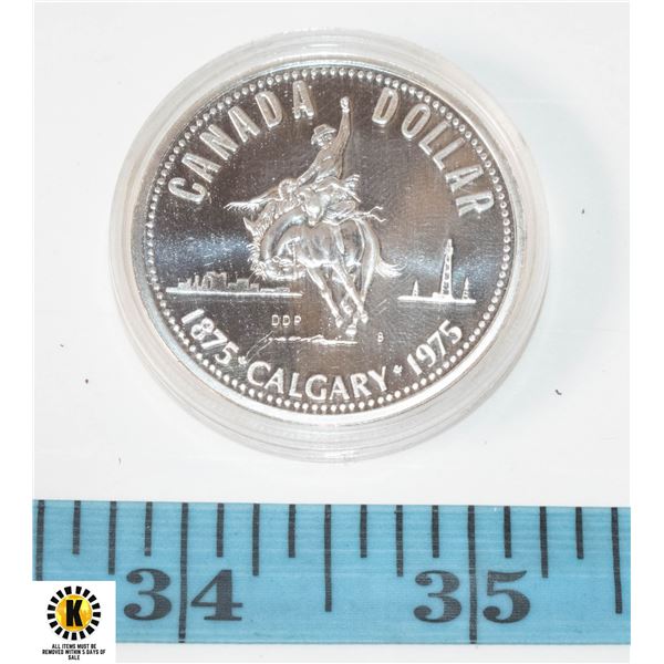 CANADIAN 1975 CALGARY SILVER DOLLAR