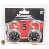 Image 1 : MASTER LOCK TWO LOCK SET