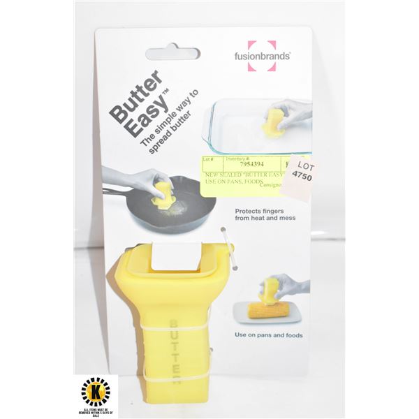 NEW SEALED "BUTTER EASY" FOR USE ON PANS, FOODS