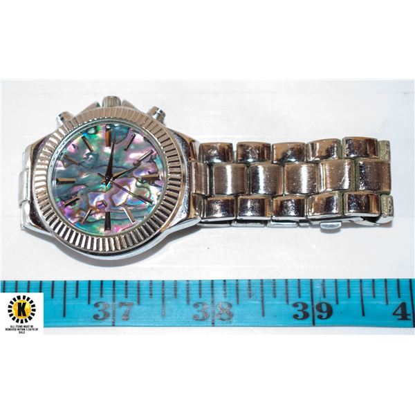 ESTATE ABALONE SHELL QUARTZ WATCH-ESTATE