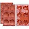 Image 1 : 3 PACK SEMI SPHERE SILICONE BAKEWARE