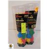 Image 1 : 2 PACKS OF 100 ASSORTED ZIP TIES