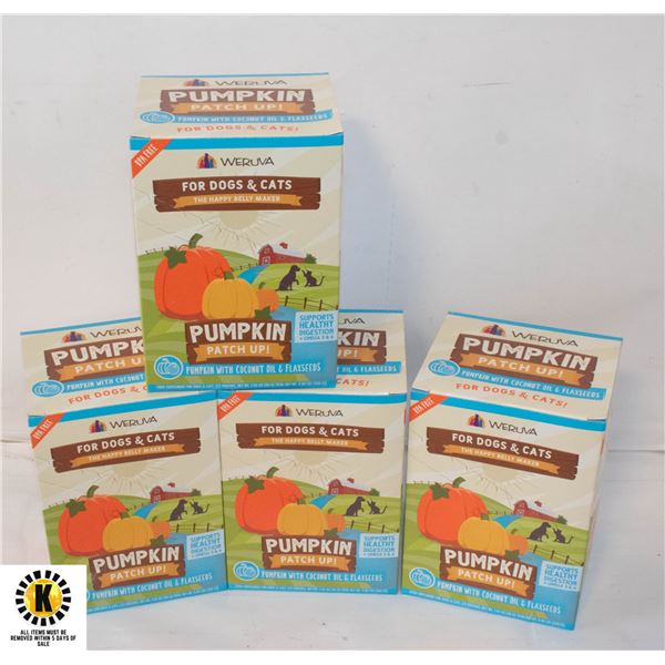 WERUVA 4 PUMKIN PATCH COCONUT FLAX SEED PET FOOD 1