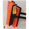 Image 1 : SET OF 3 DECK/PATIO PUSH BROOMS