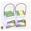 2 COLOR CHANGING LED CITRONELLA CANDLES 20+ HRS