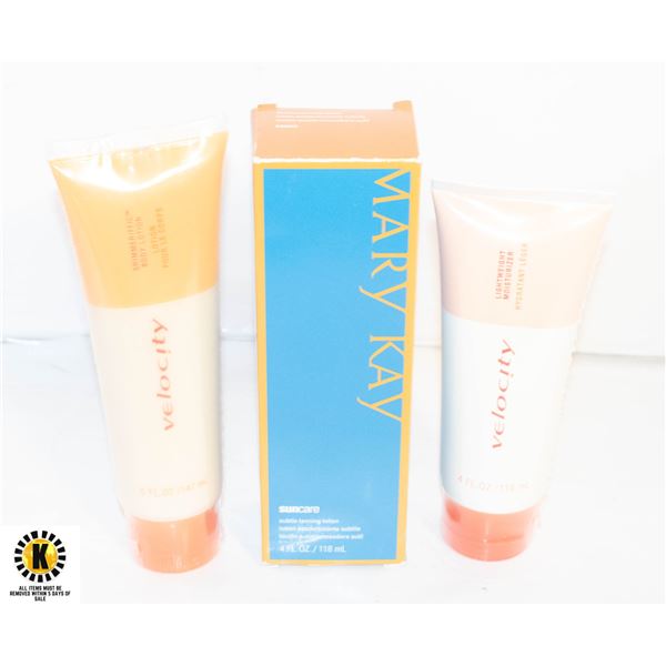 NEW MARY KAY VELOCITY BODY LOTION/FADE