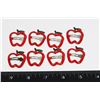 Image 1 : 8 NEW APPLE SHAPED SNAP CLIPS