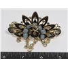Image 1 : NEW RHINESTONE SWAN FRENCH CLIP